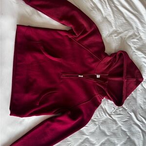Champion Deep Red Hoodie with Zip